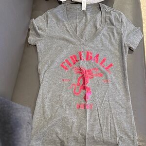 Bella Canvas Gray Kids T-Shirt with Red Graphic